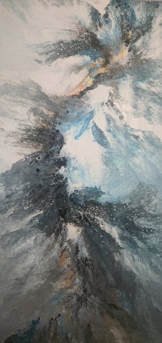 Bercé par le courant by La Valkyrie Artiste Peintre, Painting for Sale on Singulart