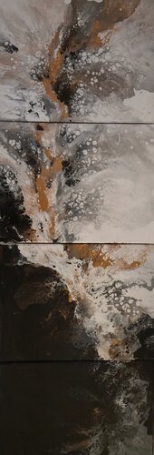 Cascade de vie par La Valkyrie Artiste Peintre, Peinture en vente sur Singulart