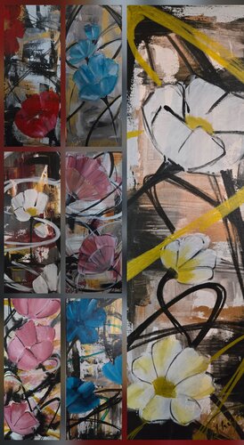 Entre desir et passion by La Valkyrie Artiste Peintre, Painting for Sale on Singulart