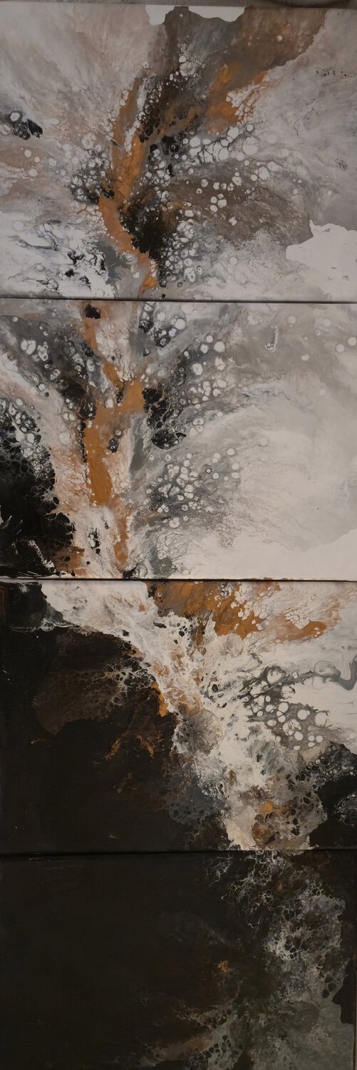 La cascade d’or La Valkyrie Artiste Peintre Original painting for sale