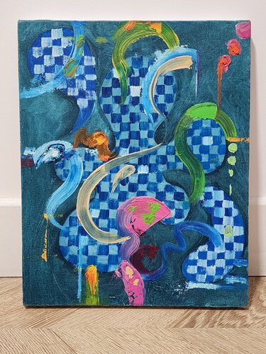 Momentum van Lamia Journey, Schilderij te koop op Singulart