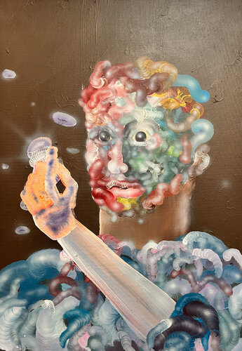 „Der Versuch zu begreifen“ van Julian Verweyen, Schilderij te koop op Singulart