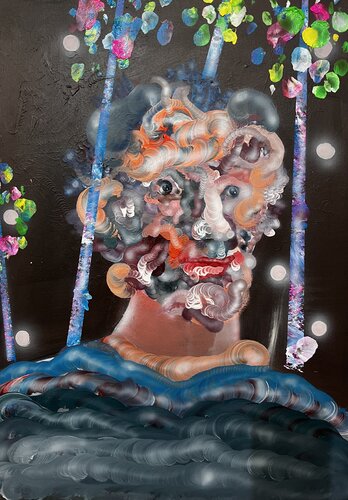 Ich im dazwischen von Julian Verweyen, Malerei kaufen auf Singulart