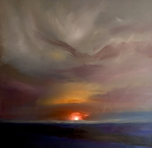 As the night comes in by Francesca Currie, Painting for Sale on Singulart