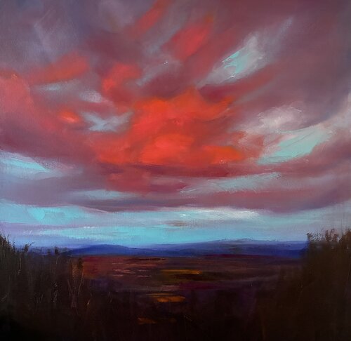 As the night comes in van Francesca Currie, Schilderij te koop op Singulart