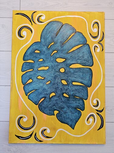Monstera by EKa, Painting for Sale on Singulart