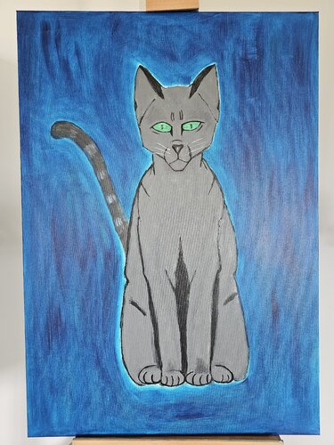 Katinas by EKa, Painting for Sale on Singulart