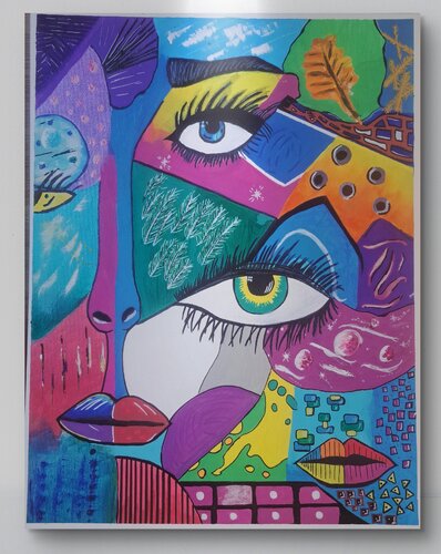 Chaos im Kopf van Filis Güngör, Schilderij te koop op Singulart