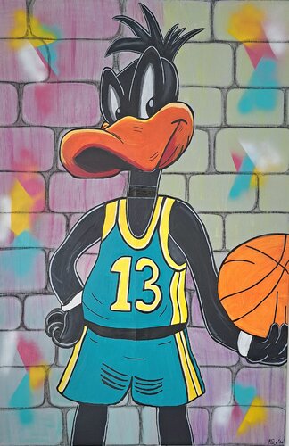Duffy, the Champ par Filis Güngör, Peinture en vente sur Singulart