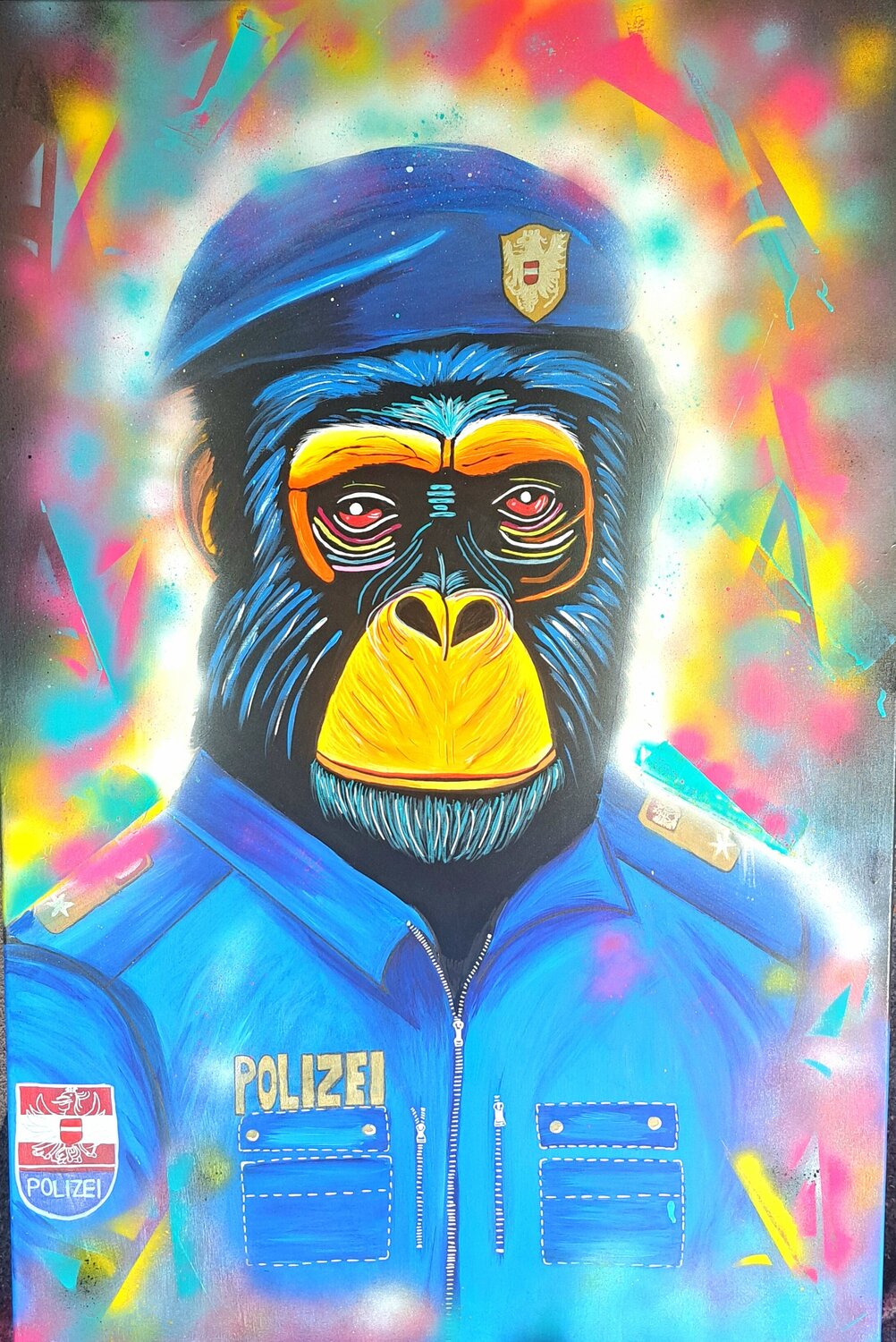 Inspector Banana Filis Güngör Originalgemälde zu verkaufen