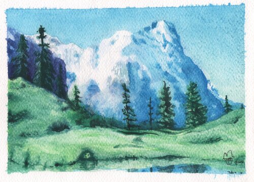 Silencio en la Cumbre by Clara Eder, Painting for Sale on Singulart