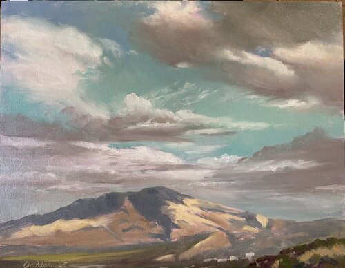 Clouds over Mt Diablo von Leslie Golden, Malerei kaufen auf Singulart
