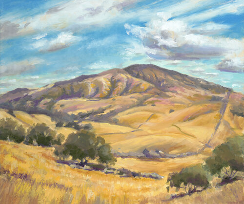 Slopes of Mt. Diablo von Leslie Golden, Malerei kaufen auf Singulart