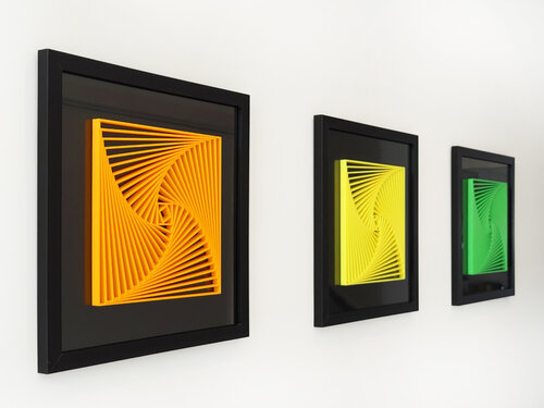 Chromatic Spiral Triptych – Set of 3 by Mihai Enescu, Print for Sale on Singulart