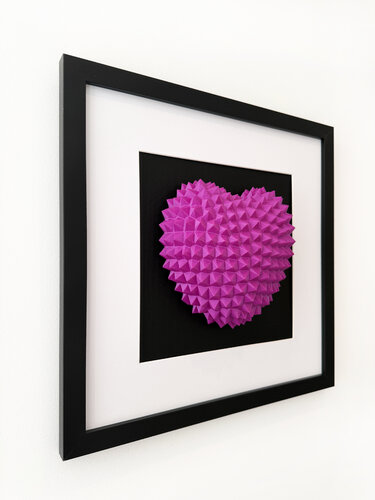 Purple Heart - Wall art small by Mihai Enescu, Other Media for Sale on Singulart