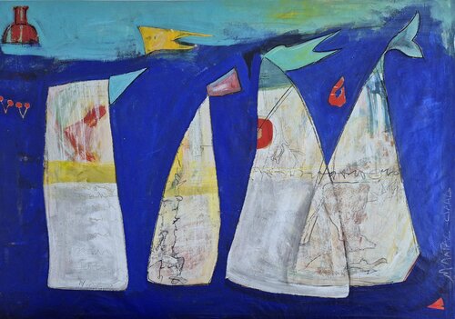 Journey Under the Firmament von Mahela Natali-Haab, Malerei kaufen auf Singulart