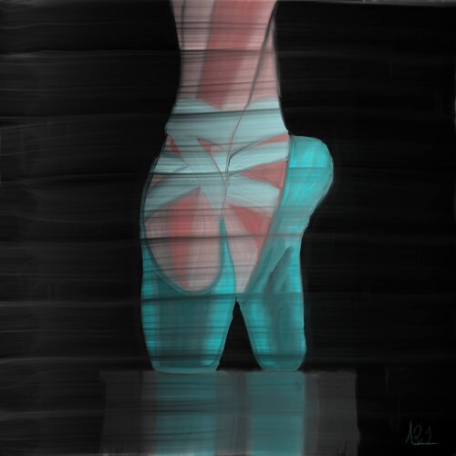 Bailarinas par Miguel Sangüesa Alba, Digital en vente sur Singulart