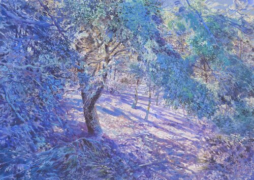 Following freeze etching (Massif de Sancy, France). de David Forster, Pintura a la venta en Singulart