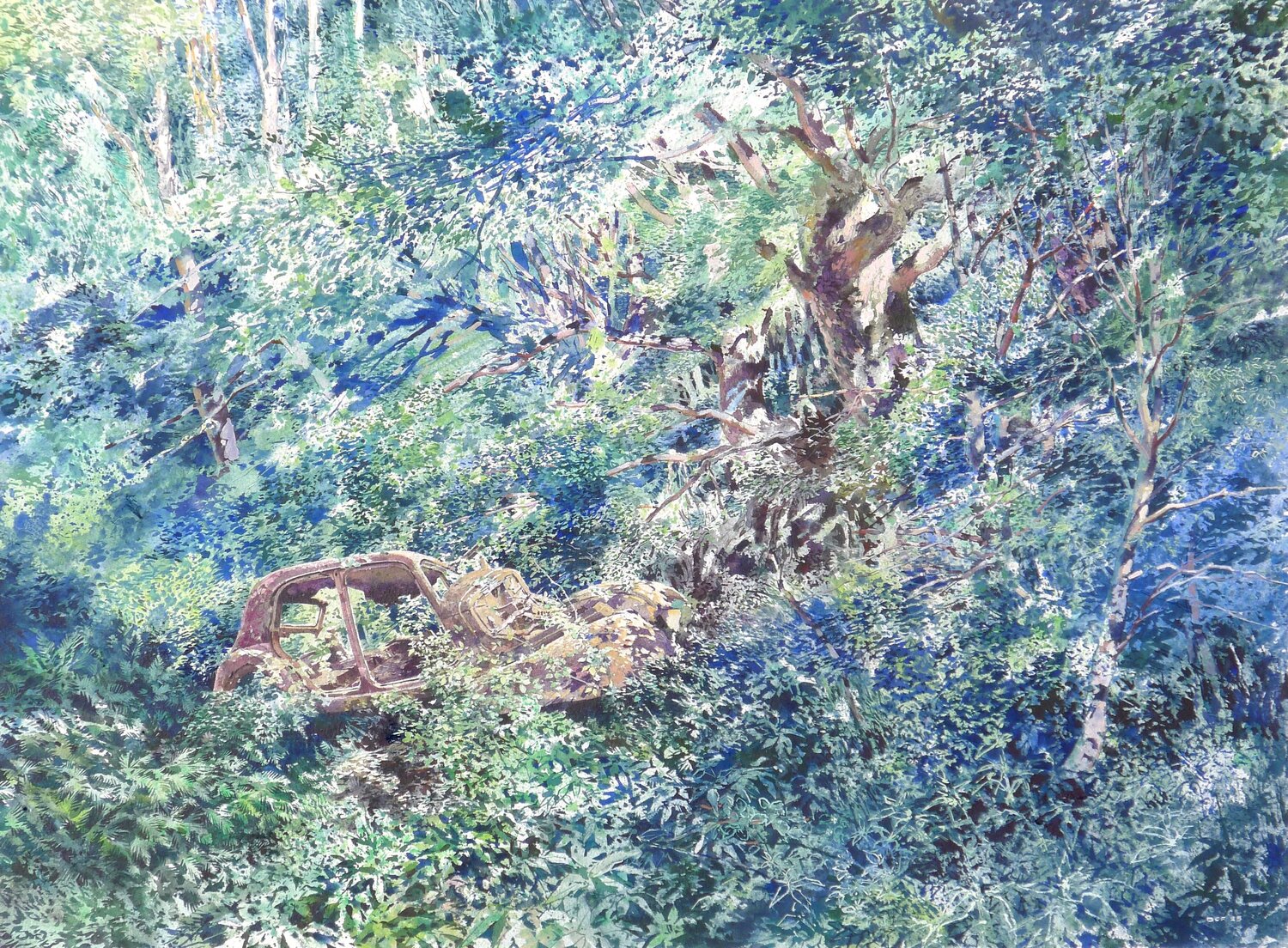 To seek a state of maximum entropy (Durtol, France) David Forster Originalgemälde zu verkaufen