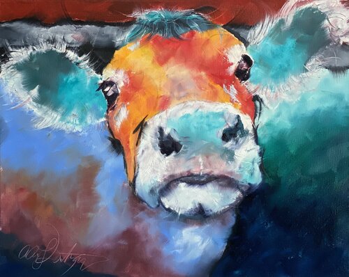 Dreamin Calf par Alan Metzger, Peinture en vente sur Singulart