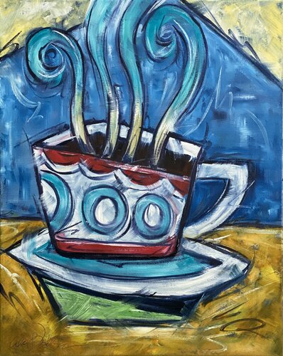 Java Mug par Alan Metzger, Peinture en vente sur Singulart