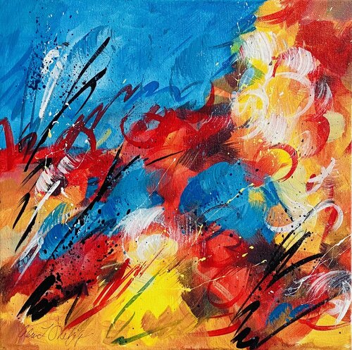 Burst of Color par Alan Metzger, Peinture en vente sur Singulart