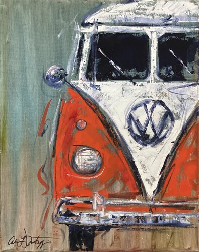 VW Bus di Alan Metzger, Pittura in vendita su Singulart