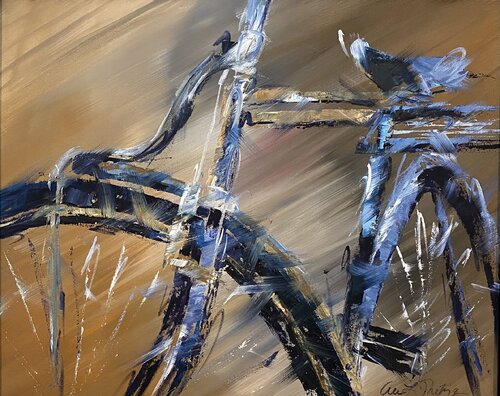 Old Bike by Alan Metzger, Painting for Sale on Singulart