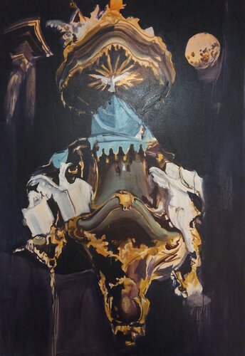 BLUE MOON by Lydia Thomas, Painting for Sale on Singulart