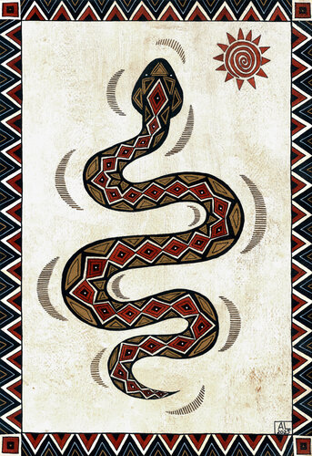 Solar Serpent de Alex Litvin, Obra en papel a la venta en Singulart