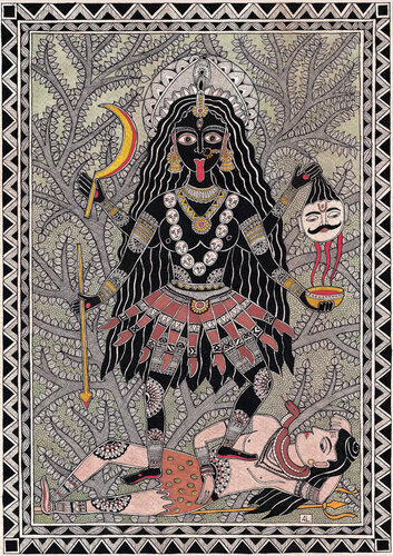 Maa Kali by Alex Litvin, Work on Paper for Sale on Singulart
