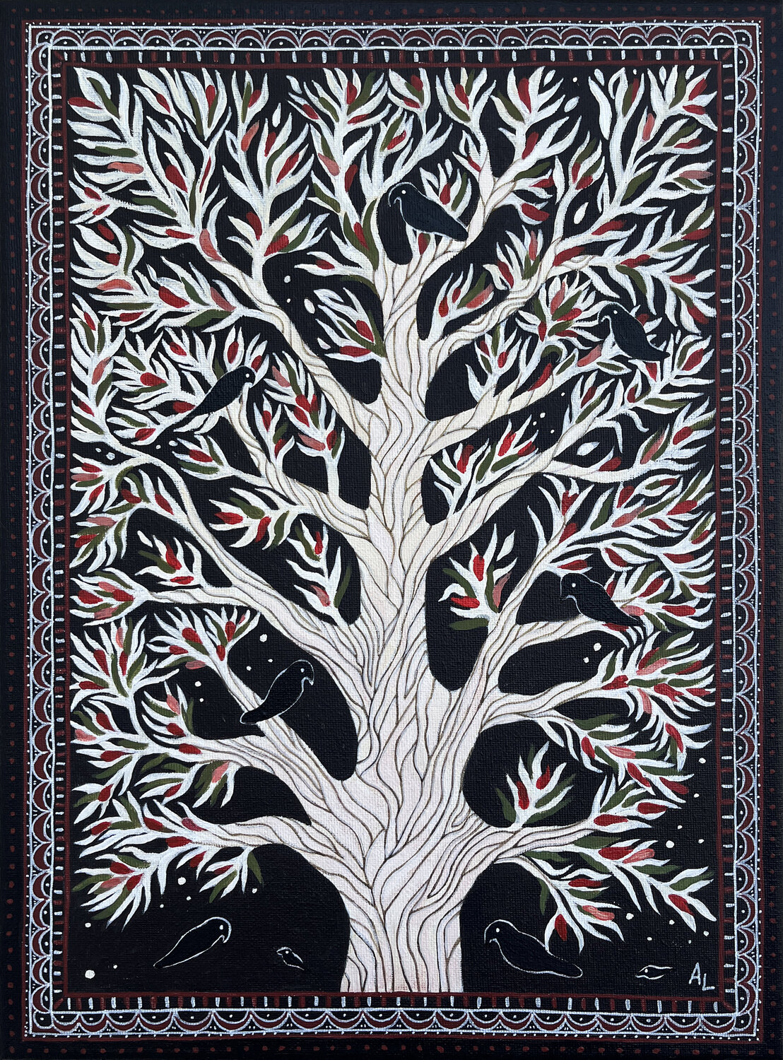 Keepers of the Ancient Ash Alex Litvin Pintura original en venta