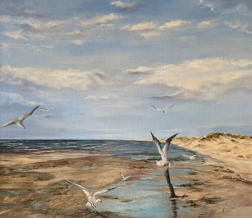 Sea hunters THE ALBATROSS by Nathalie Eberle, Painting for Sale on Singulart