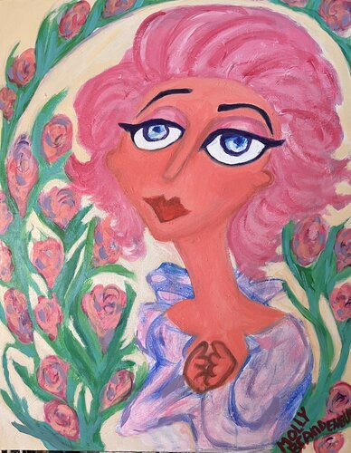 “Mimi in Her Garden” von Molly Brandenburg, Malerei kaufen auf Singulart
