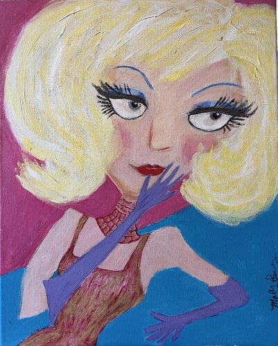 Sadie Storms The Salon van Molly Brandenburg, Schilderij te koop op Singulart