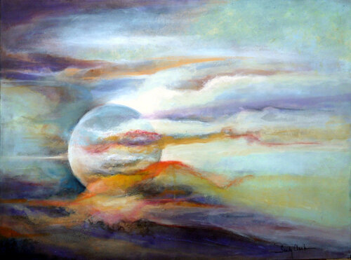 Nesting Orb by Sandy Clark, Painting for Sale on Singulart