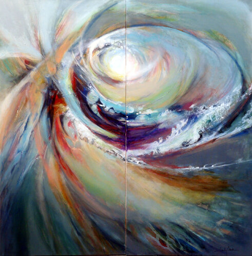 Centrifical Genesis de Sandy Clark, Pintura a la venta en Singulart