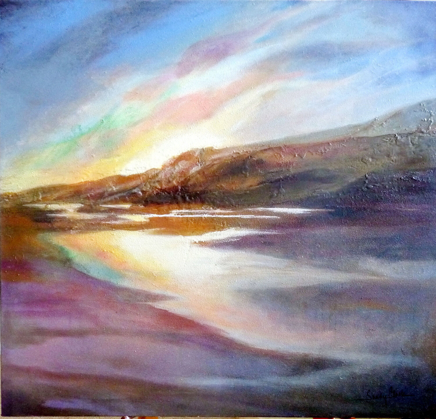 Land Meets Infinity Sandy Clark