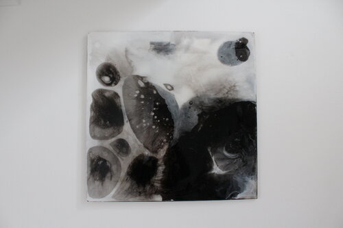 Bjergtoppe (top of mountains) par Emilie Jensen, Peinture en vente sur Singulart