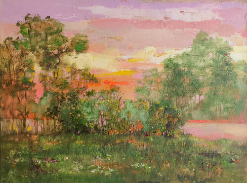 Sapnis par vasaru par Inese Elizabete Brimerberga, Peinture en vente sur Singulart