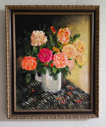 Rožu renesanse by Inese Elizabete Brimerberga, 회화 for Sale on Singulart