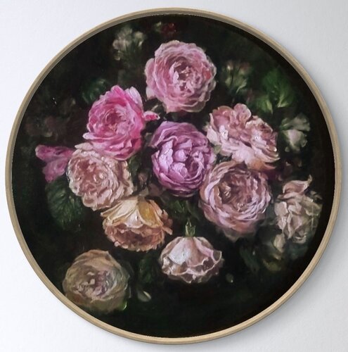 Pusnakts romantika de Inese Elizabete Brimerberga, Pintura a la venta en Singulart