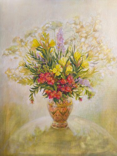 Ar saules sajūtu de Inese Elizabete Brimerberga, Pintura a la venta en Singulart