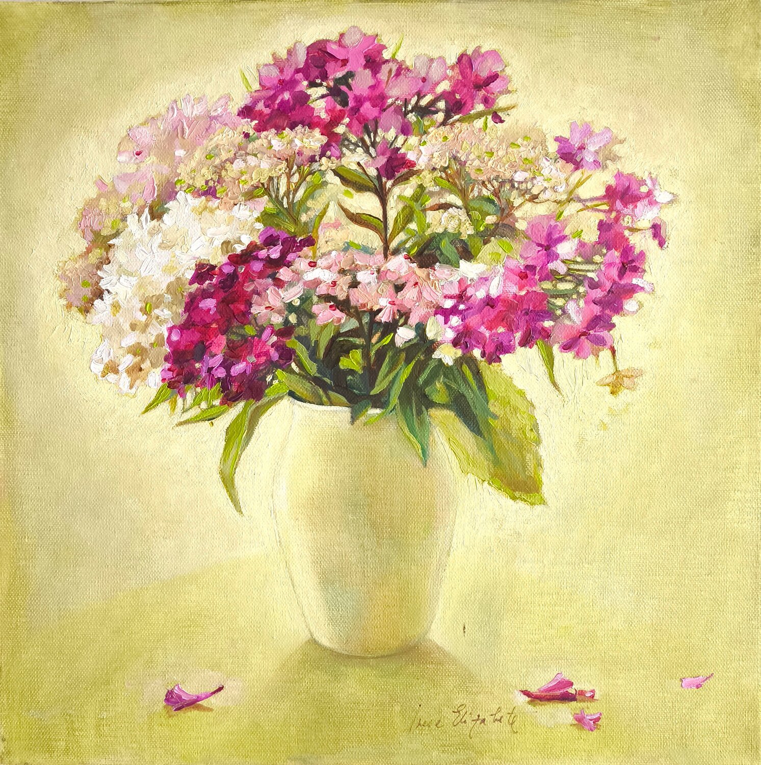Flokši Inese Elizabete Brimerberga Original painting for sale