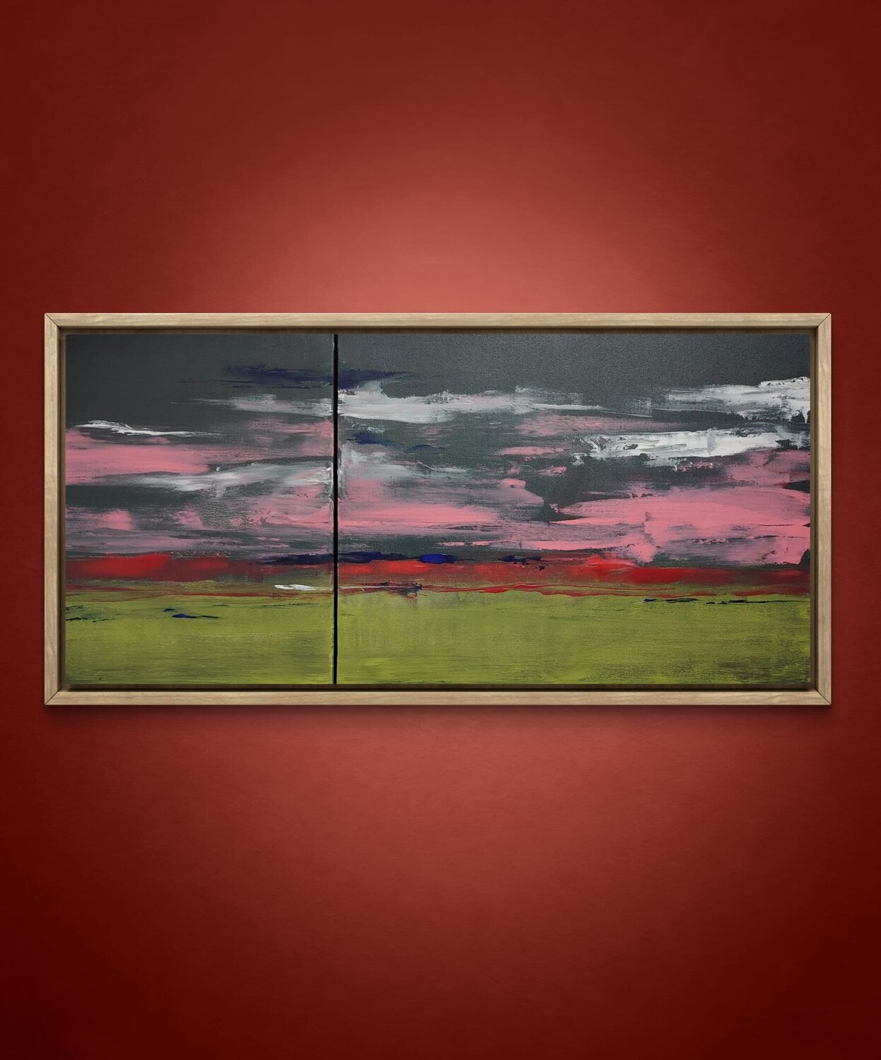 l' EQUILIBRIO DEGLI OPPOSTI Flavia Orru Original painting for sale