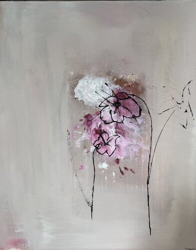 Rosé Echo by Stefani Tounsi, Painting for Sale on Singulart