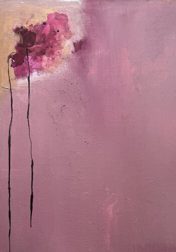 Rose Drift di Stefani Tounsi, Pittura in vendita su Singulart