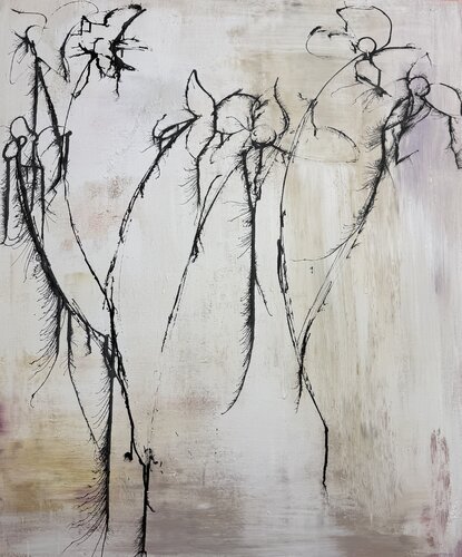 Fragile Tension by Stefani Tounsi, Painting for Sale on Singulart