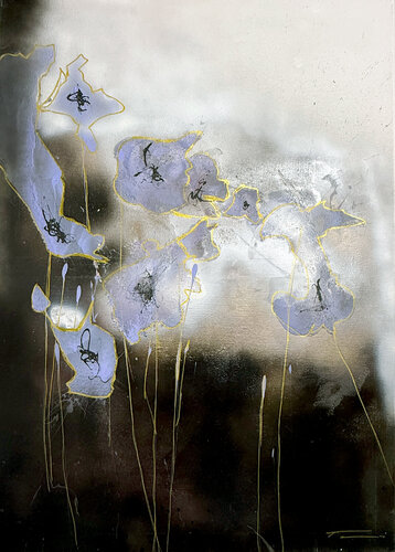 Lilac Ember par Stefani Tounsi, Peinture en vente sur Singulart