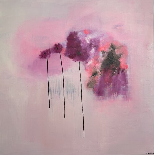 Silent Bloom by Stefani Tounsi, Painting for Sale on Singulart